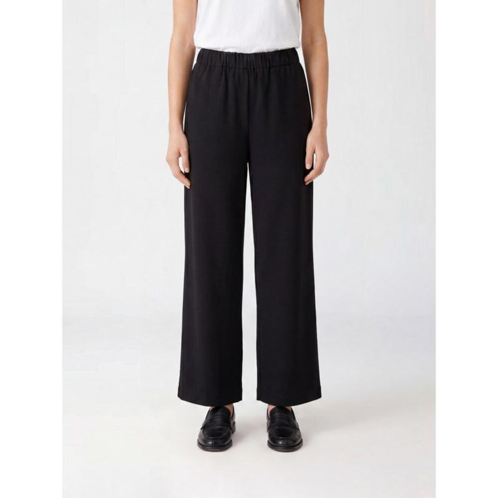Fabiana Filippi High-Waisted Viscose Blend Palazzo Trousers With Monili